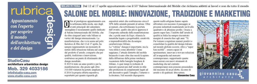 55° Salone del Mobile